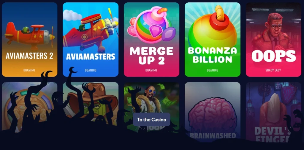 Affiliate-Landing-Preview von Wishwin casino